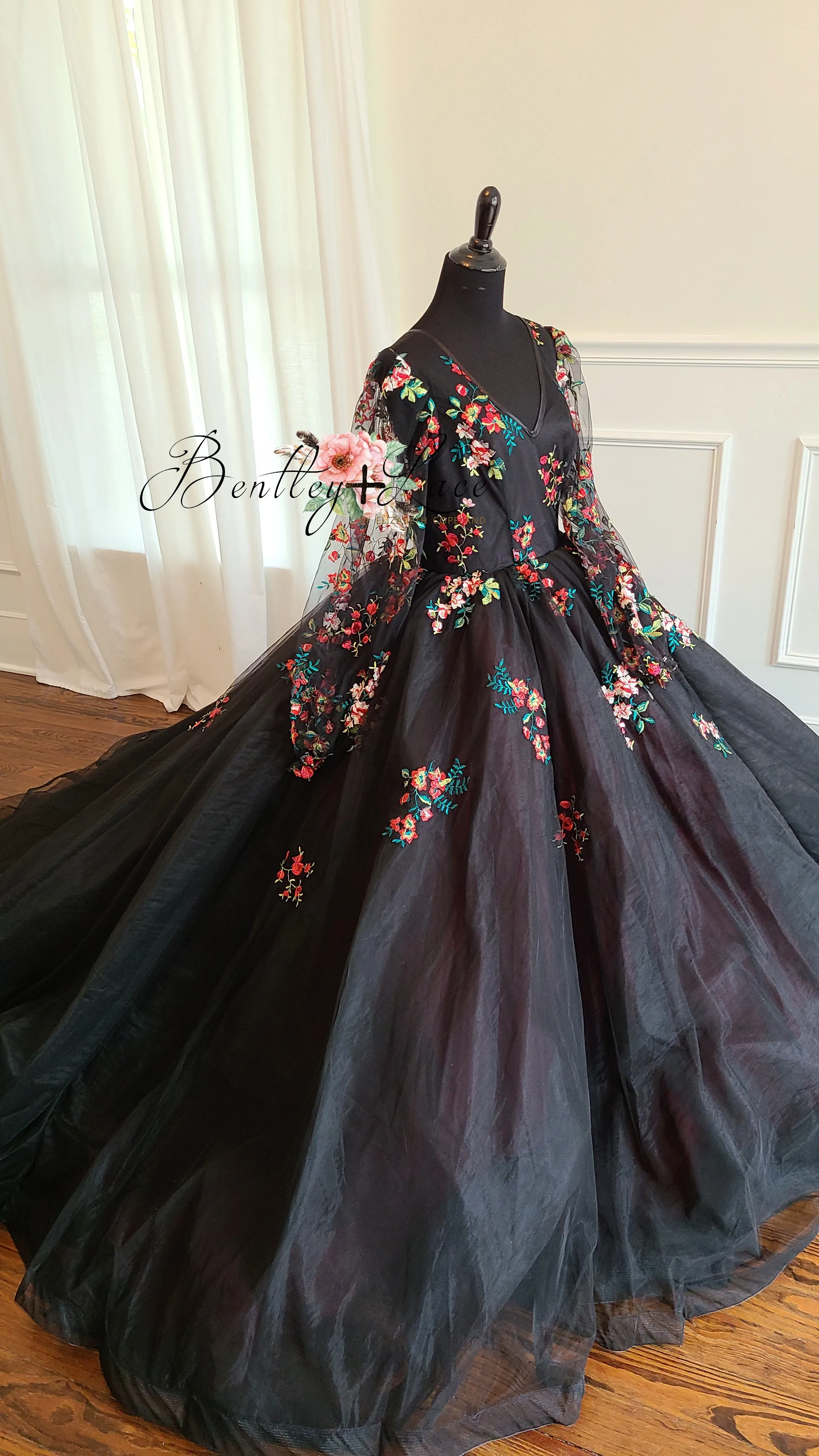 Adelaide-Beautiful floor long gown - Teen- Adult
