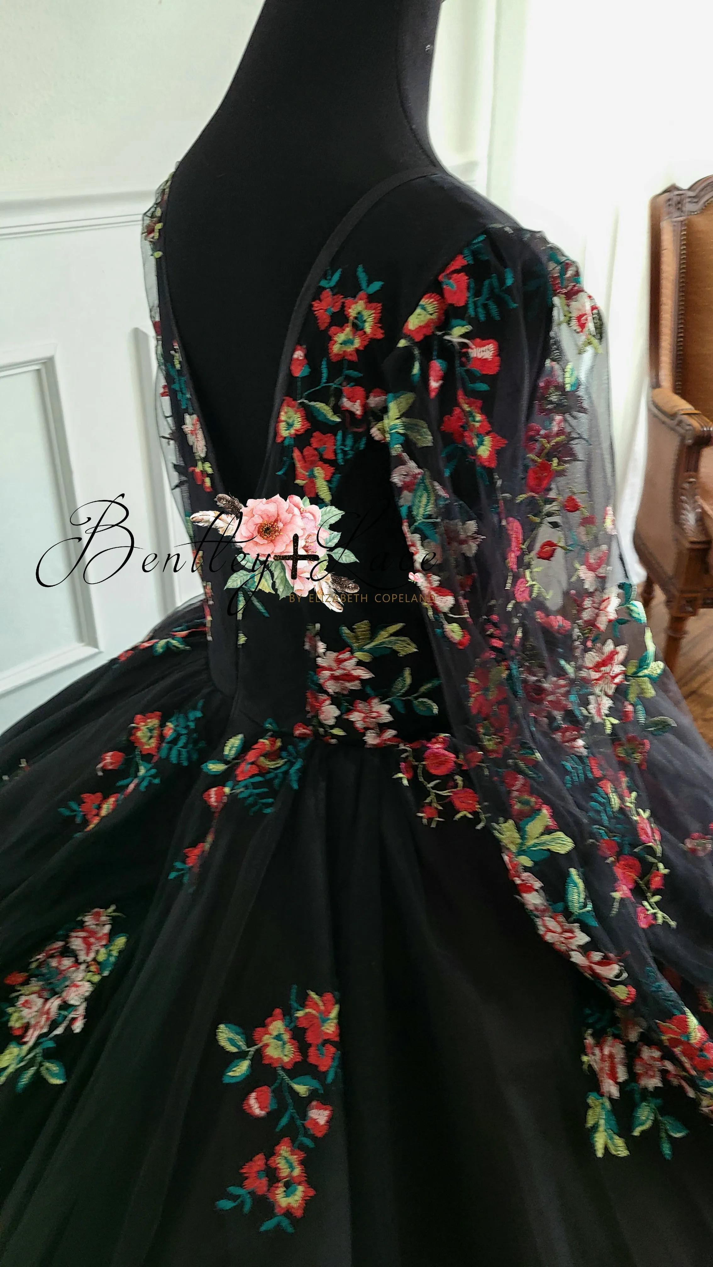 Adelaide-Beautiful floor long gown - Teen- Adult