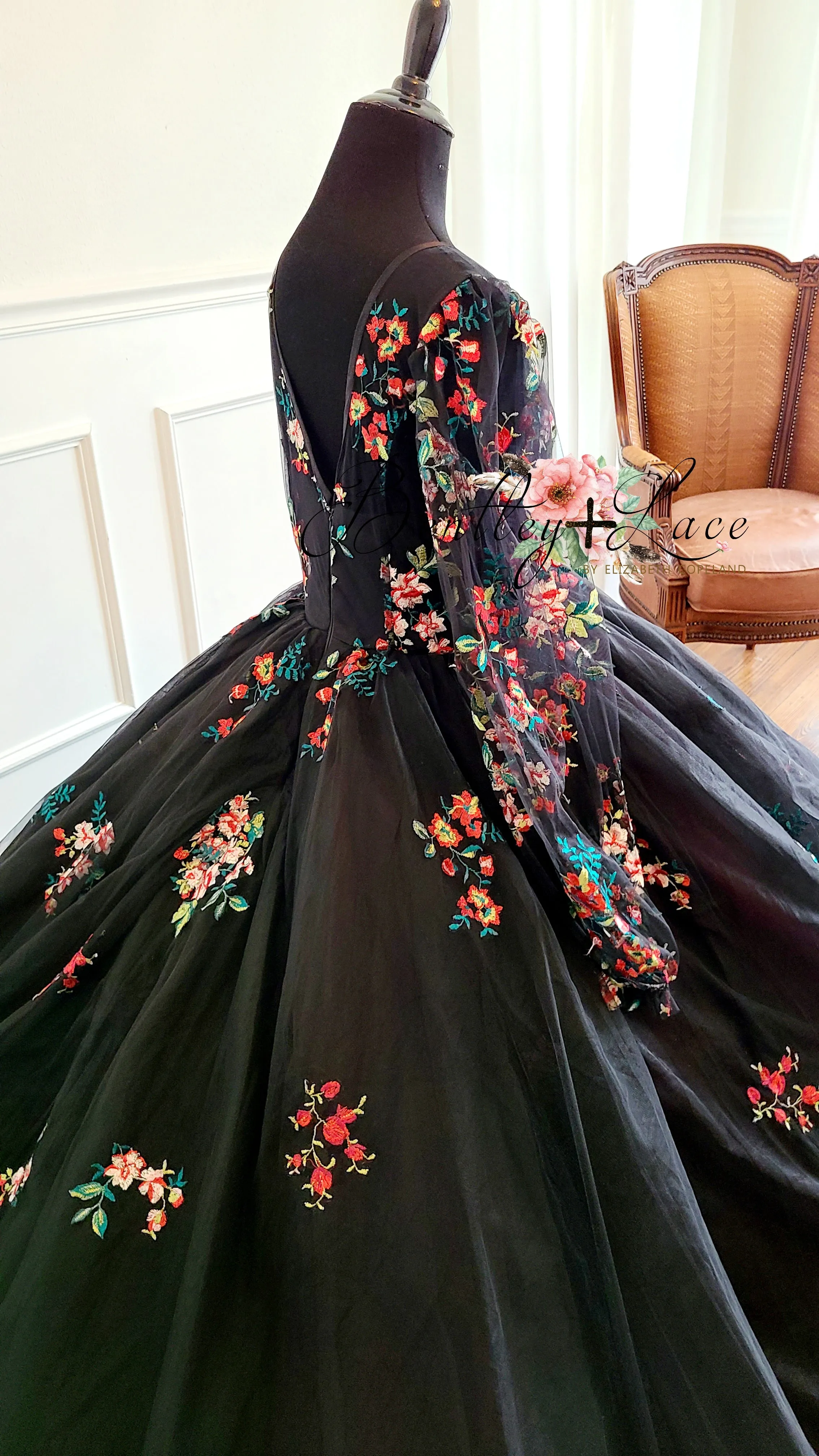 Adelaide-Beautiful floor long gown - Teen- Adult