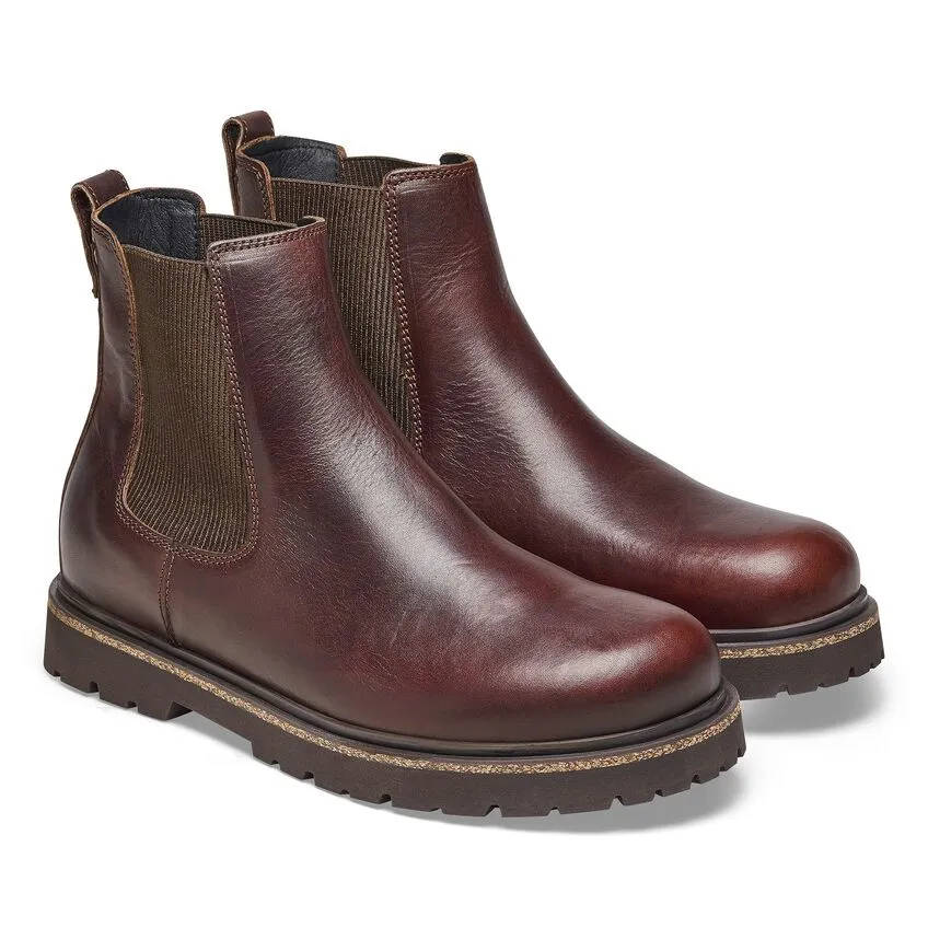 Birkenstock Mens Highwood Slip On Boot Chocolate
