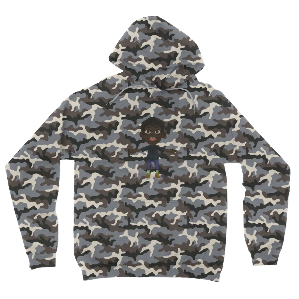 Boy Camouflage Adult Hoodie