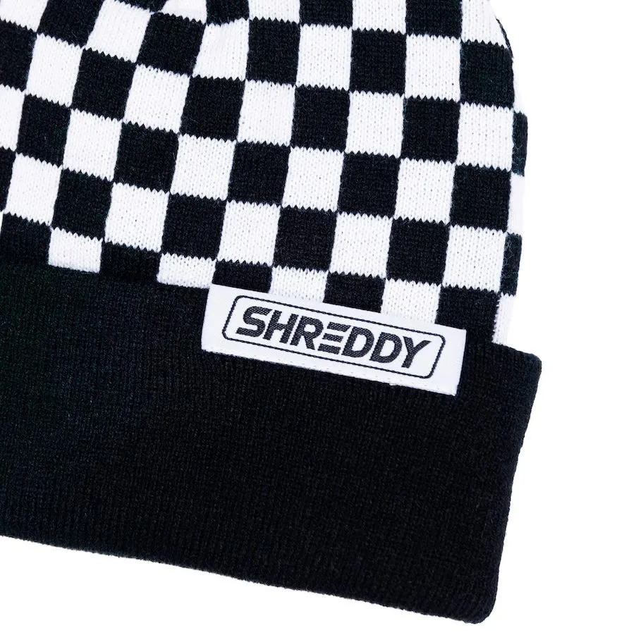 Checks Beanie (Black)