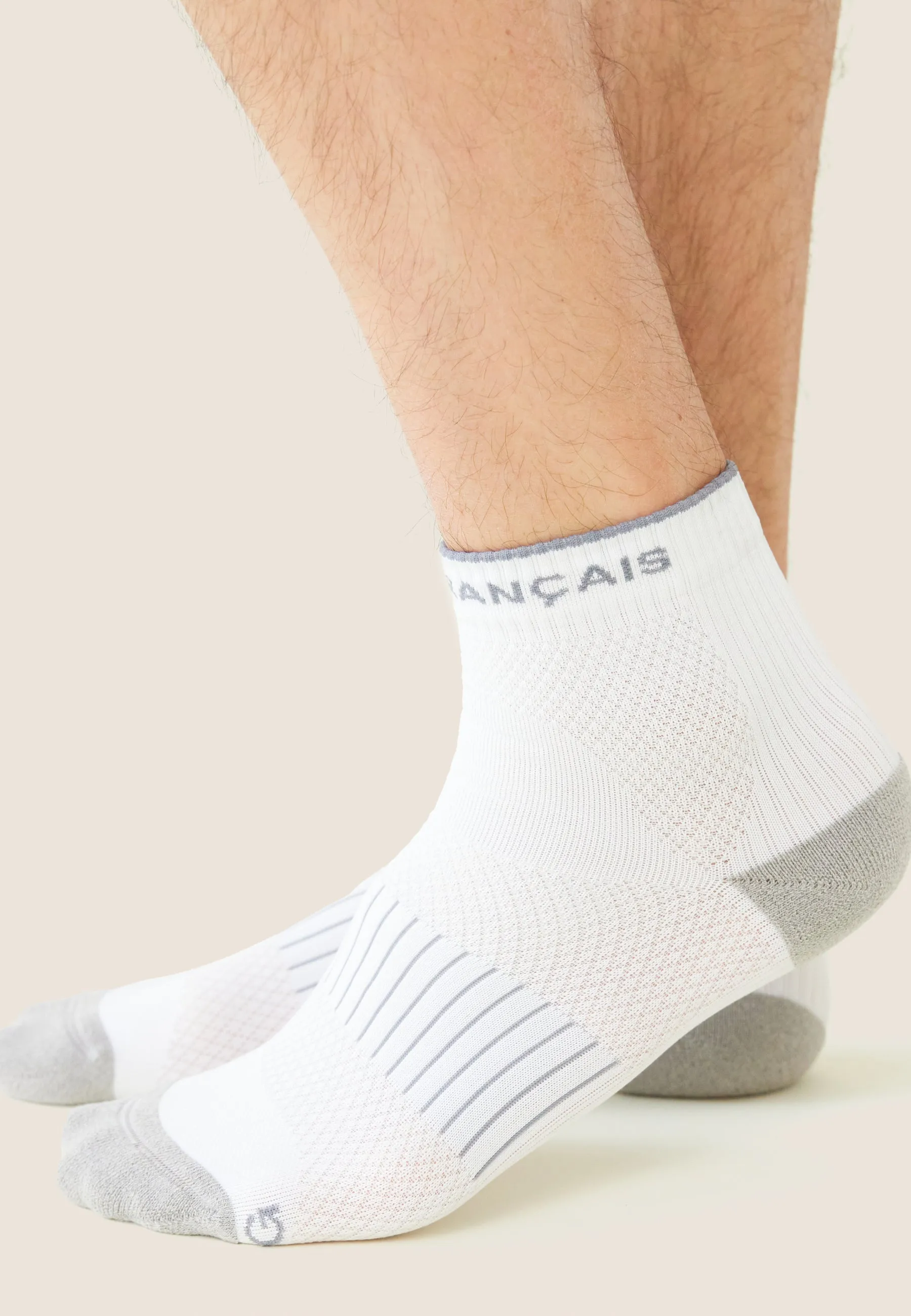 Gaetan Blanc - Chaussettes Courtes En Polyamide