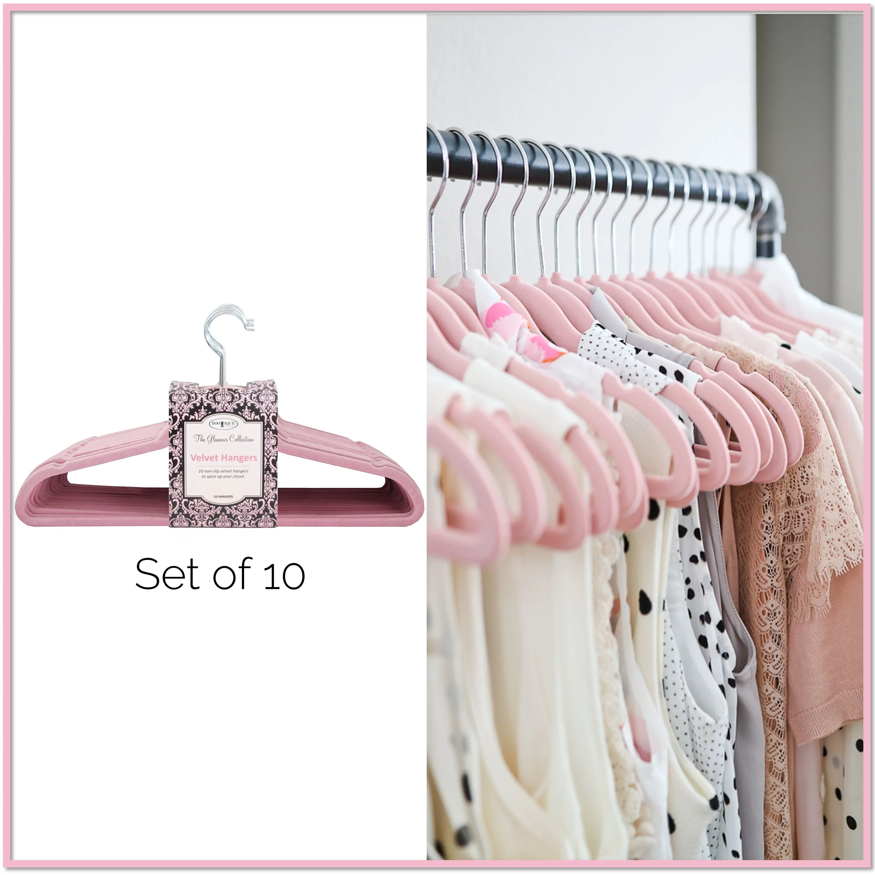 Glamour Velvet Hangers™ (Set of 10)