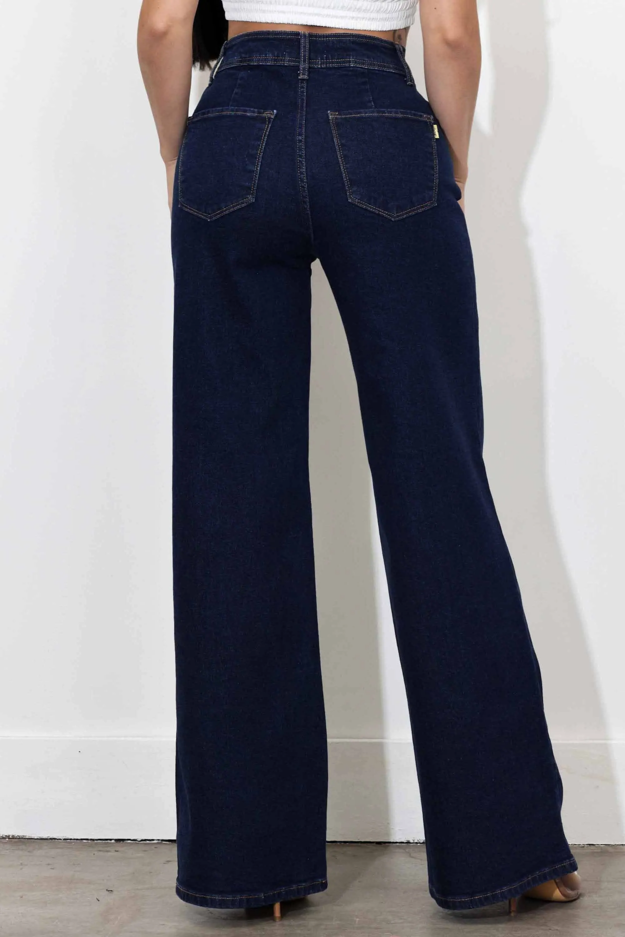 High Rise Wide Leg Jeans