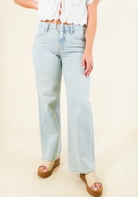 Low Rise Relaxed Straight Jeans