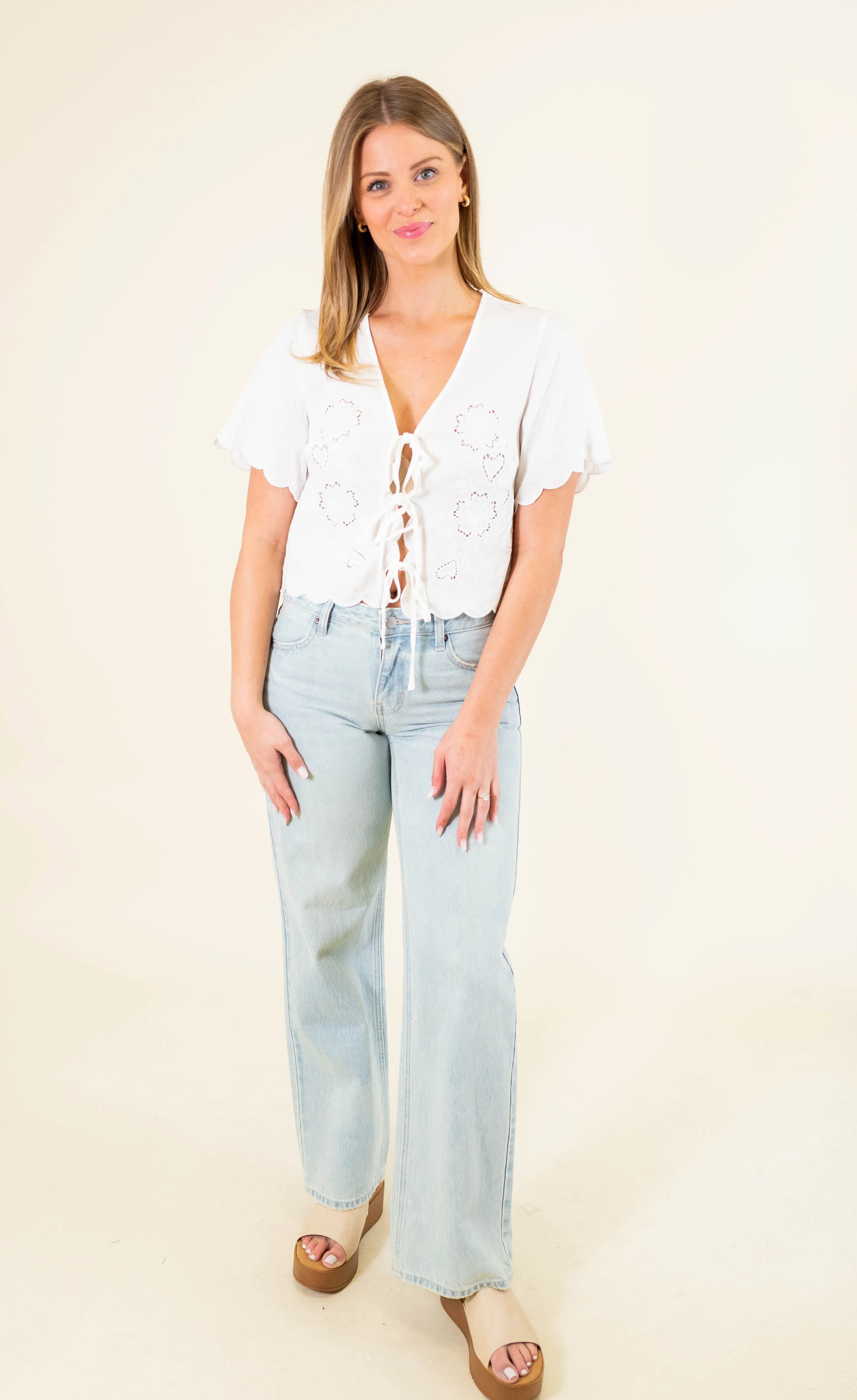 Low Rise Relaxed Straight Jeans