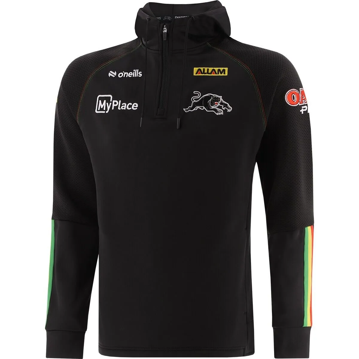 NRL 2025 Half Zip Hoodie - Penrith Panthers - Adult - Mens