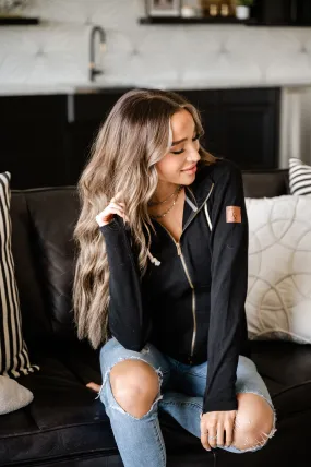 *Outlet* FullZip Sweatshirt (Onyx) FINAL SALE