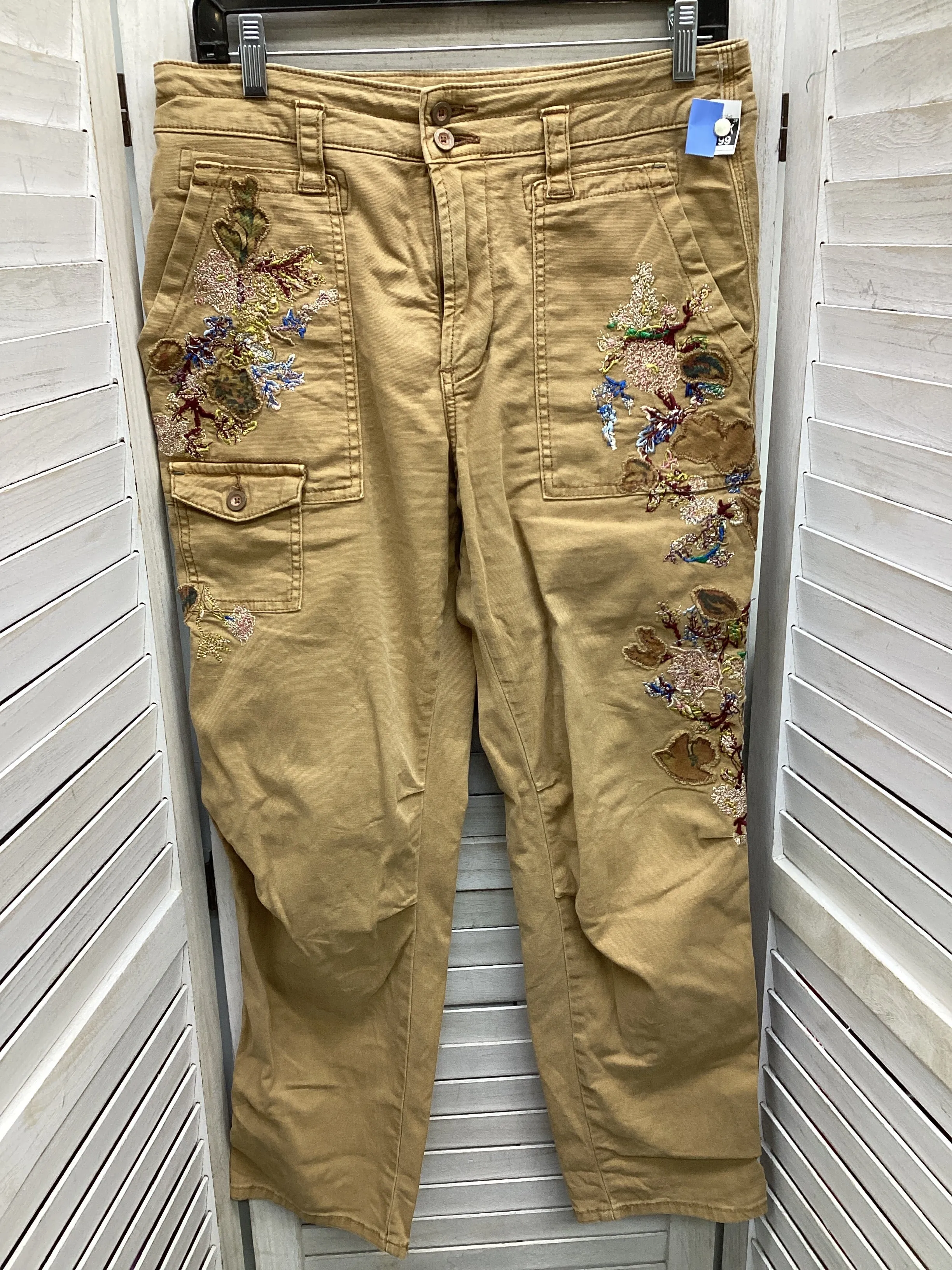 Pants Corduroy By Anthropologie In Tan, Size: 28