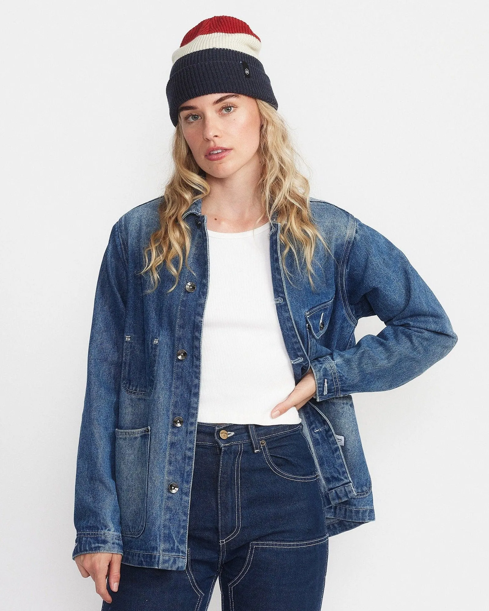 Ranger Beanie in USA Stripe