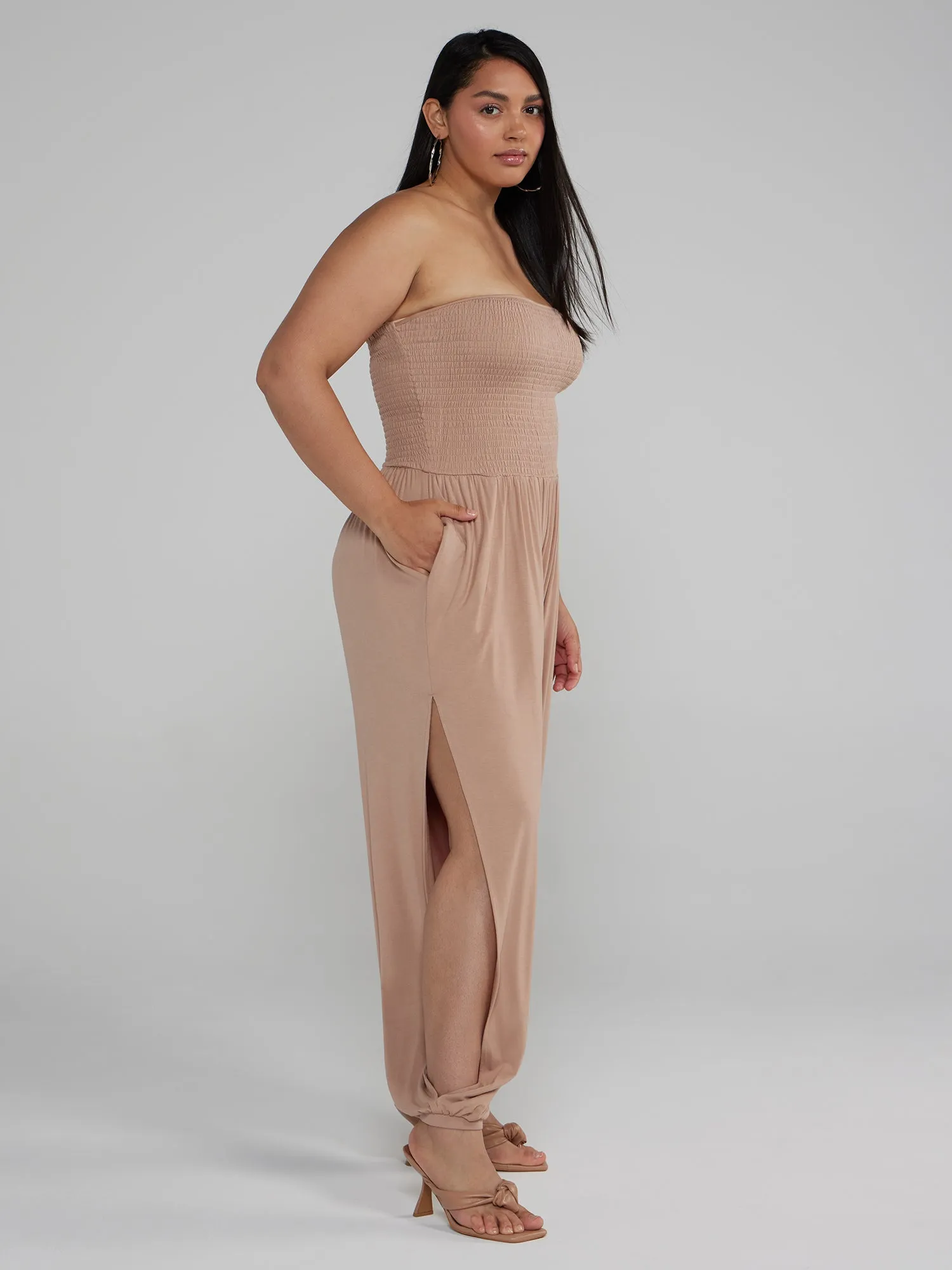Trinity Side Slit Leg Jumpsuit