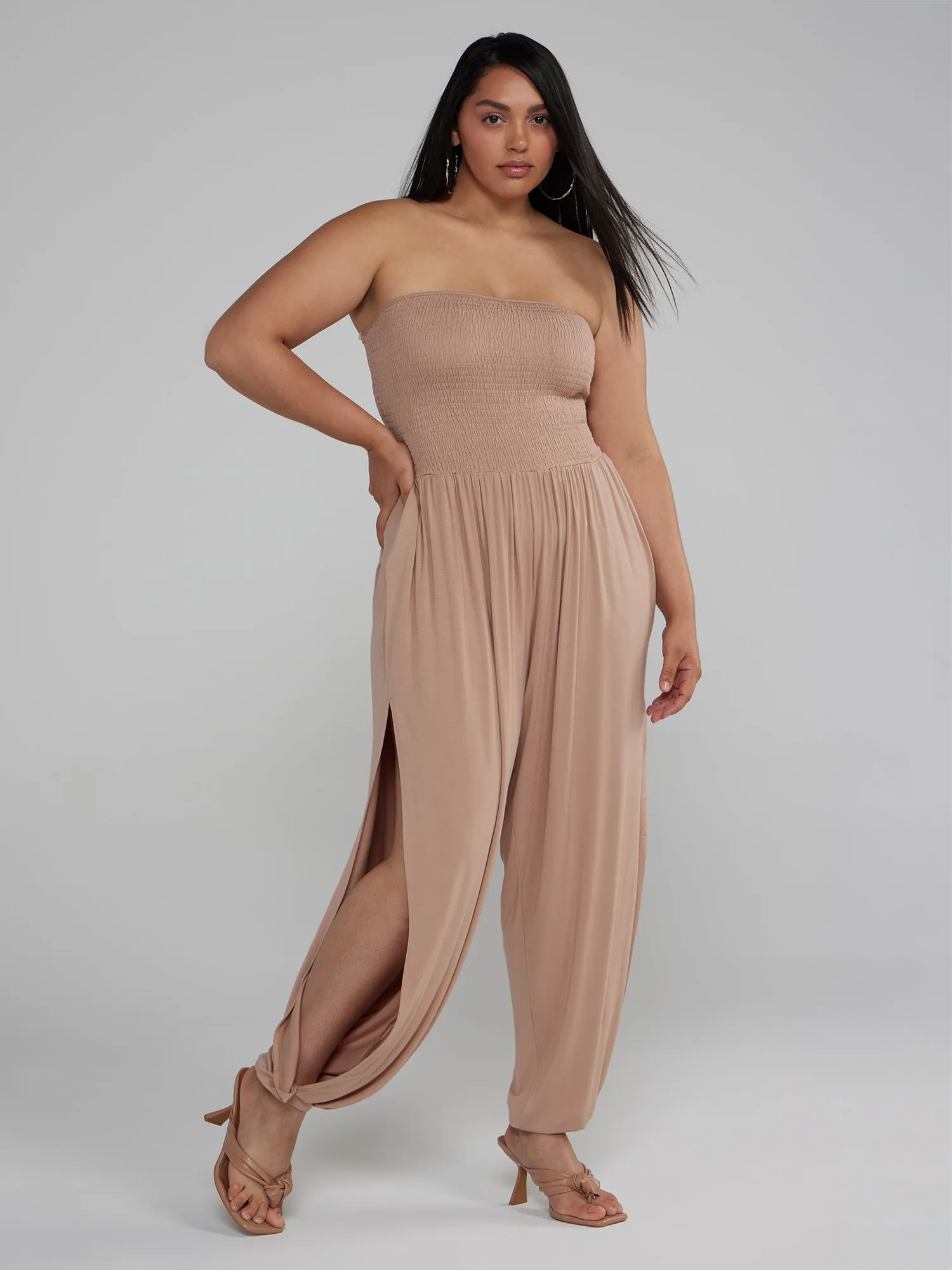 Trinity Side Slit Leg Jumpsuit
