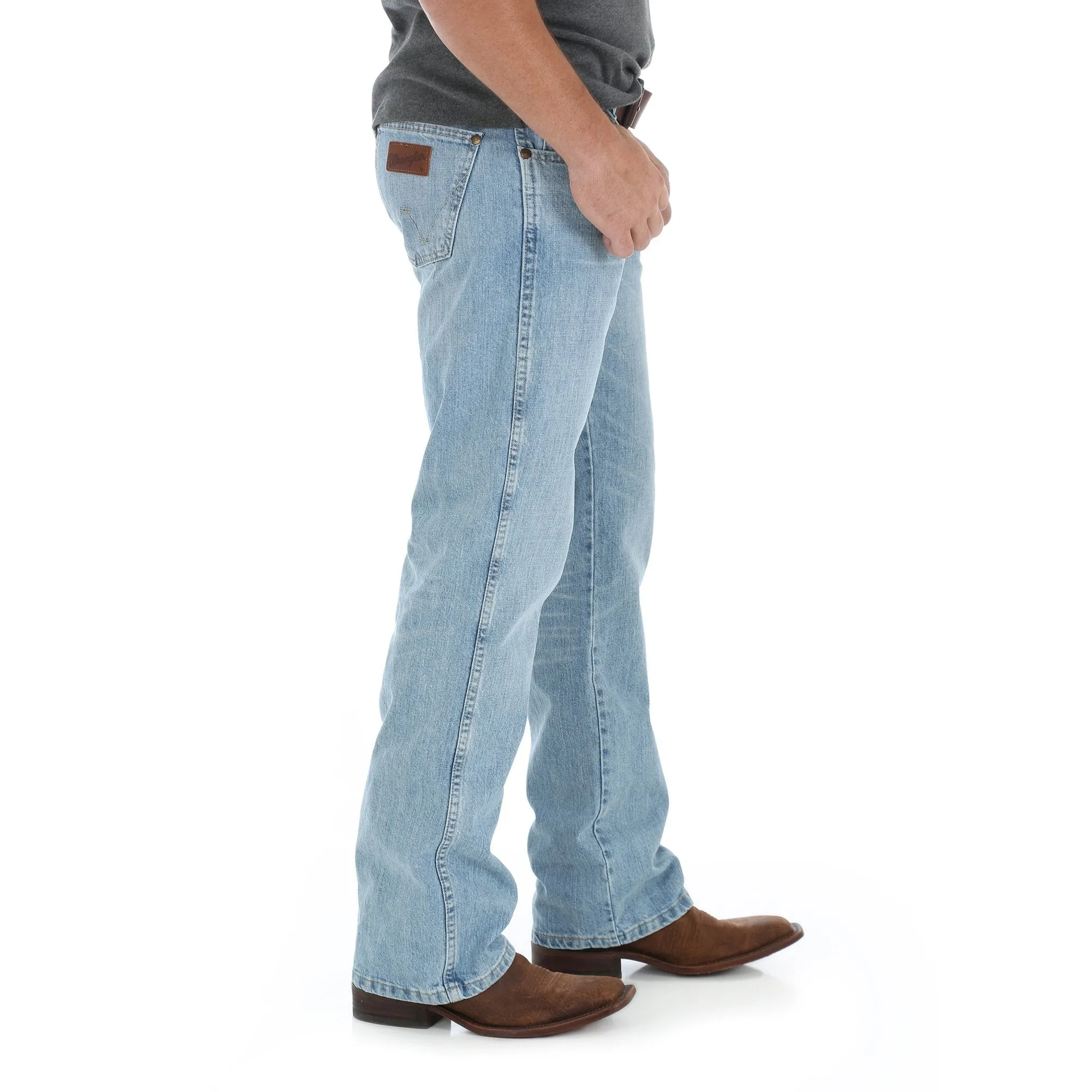 WRANGLER MEN'S WASHED RETRO RELAXED BOOT CUT JEANS - WRT20CR