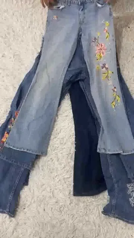Y2k Uniquely Embroidered-Designed Branded Jeans - 10 Pcs
