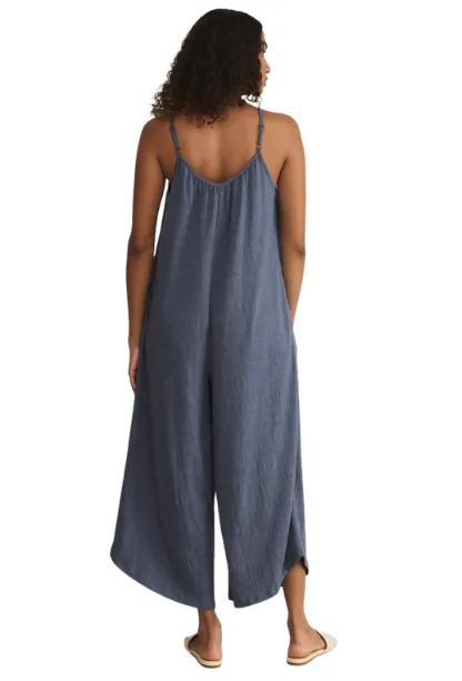 Z Supply Textured Flared Jumpsuit